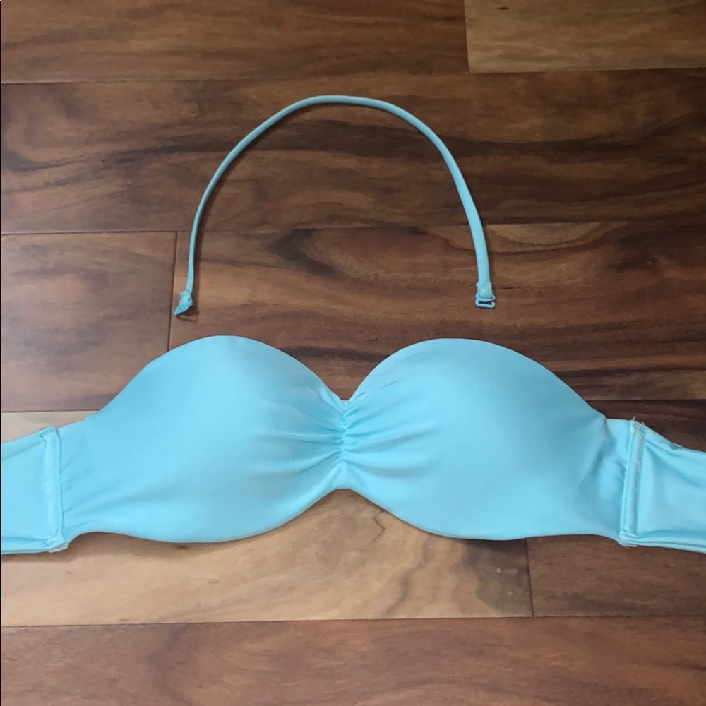 Strap Or Strapless Bikini Top In Teal